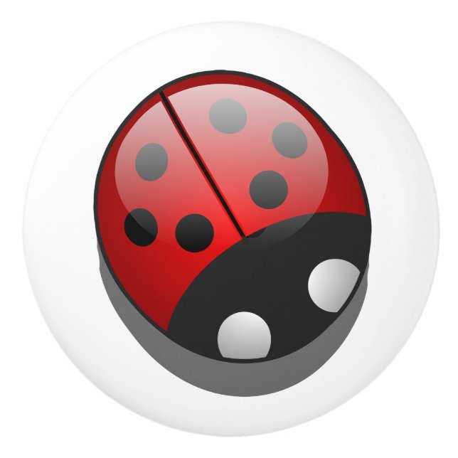 Ceramic Knob/Ladybug Knob (Front)