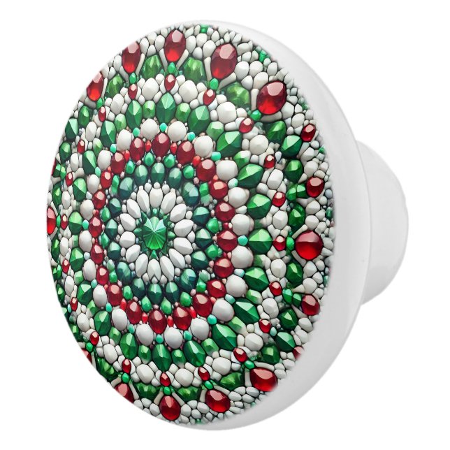 Ceramic knob pull with Italian Colors (Right)