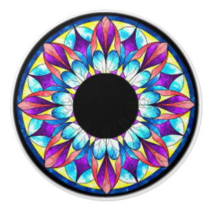 Ceramic Knobs with a Colorful,Unique Pattern