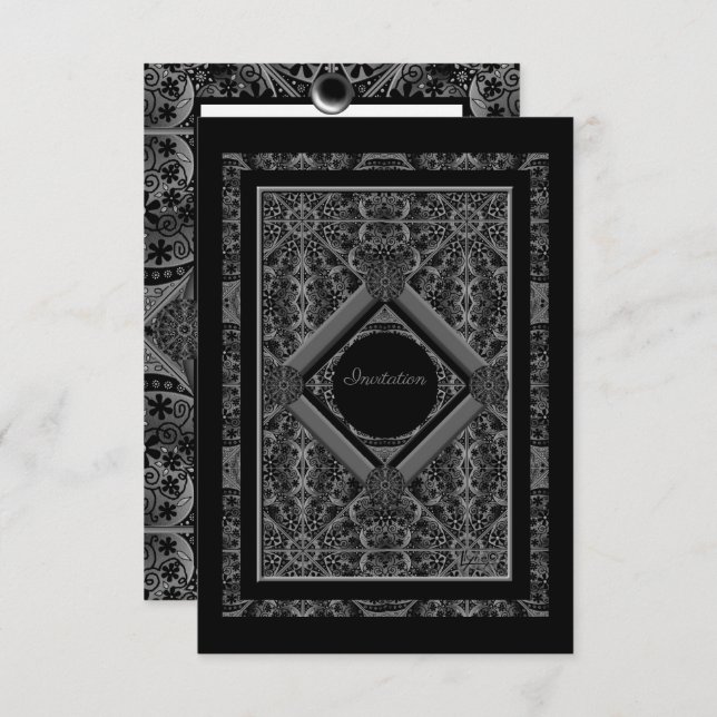 Ceramic lace Black (Front/Back)