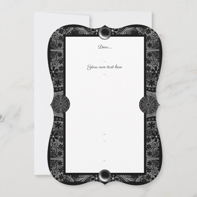 Ceramic lace Black (Back)