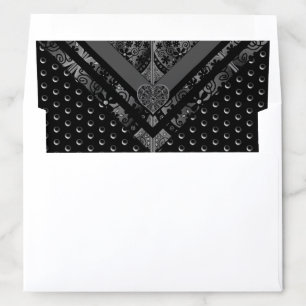 Ceramic Lace Black Envelope Liner