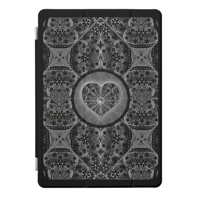 Ceramic Lace Black iPad Pro Cover (Front)