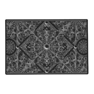 Ceramic Lace Black Placemat