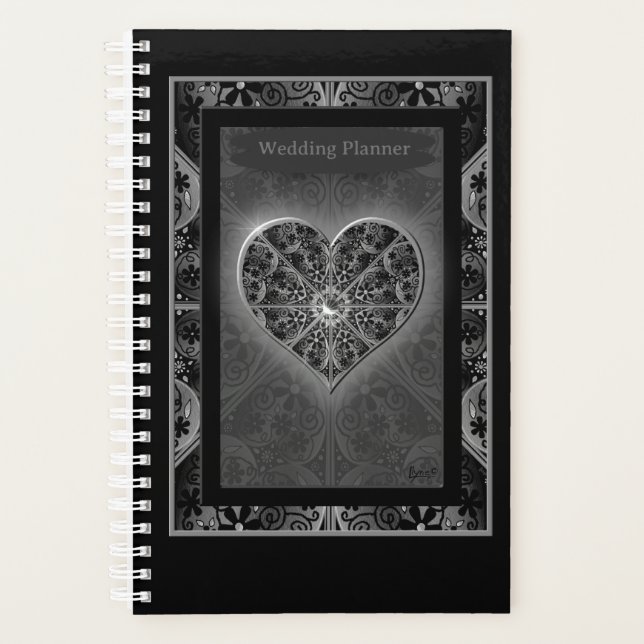 Ceramic lace Black Planner (Front)