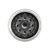 Ceramic Lace black Ring (Front)