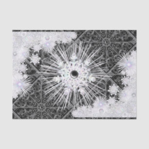 Ceramic lace black & snowflake tissue paper