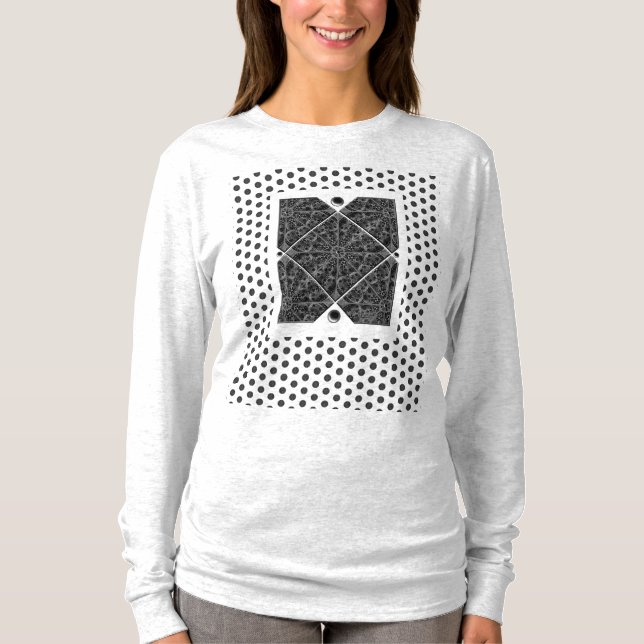 Ceramic Lace black T-Shirt (Front)