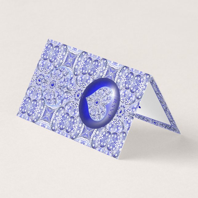 Ceramic lace Blue of Greece (Front)