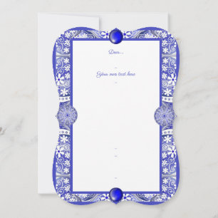 Ceramic lace Blue of Greece