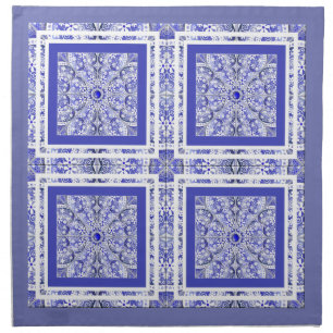 Ceramic Lace Blue of Greece Cloth Napkin