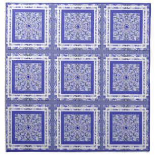 Ceramic Lace Blue of Greece Cloth Napkin