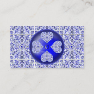 Ceramic Lace Blue of Greece Enclosure Card