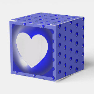 Ceramic Lace Blue of Greece Favor Boxes