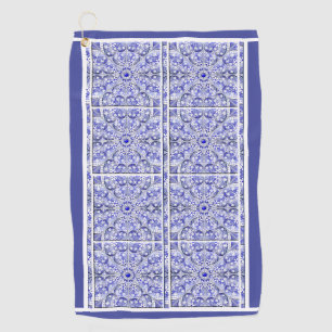 Ceramic Lace Blue of Greece Golf Towel