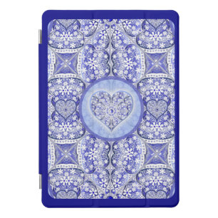 Ceramic lace Blue of Greece iPad Pro Cover
