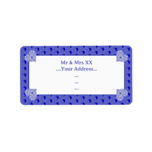 Ceramic Lace Blue of Greece Label