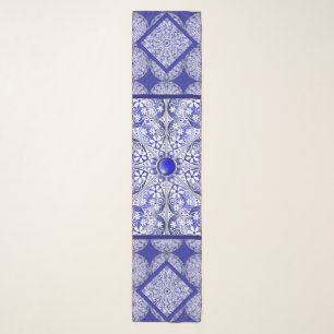 Ceramic Lace Blue of Greece Scarf