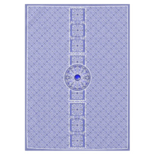 Ceramic Lace Blue of Greece Tablecloth