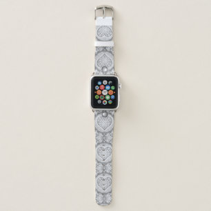 Ceramic lace Grey Apple Watch Band