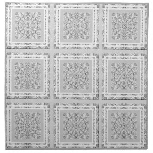 Ceramic Lace grey Cloth Napkin