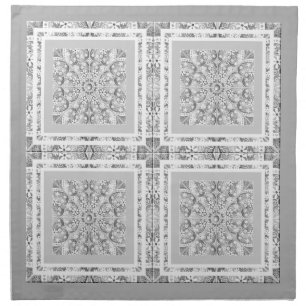 Ceramic Lace grey Cloth Napkin