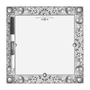 Ceramic Lace grey Dry Erase Board