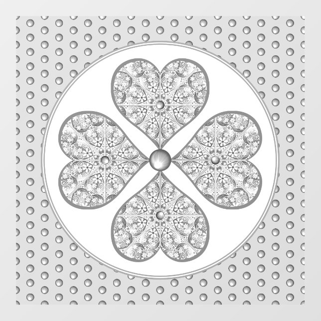 Ceramic Lace grey Floor Decals (Front)