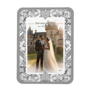 Ceramic lace Grey Magnet