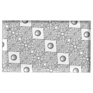 Ceramic Lace grey Place Card Holder