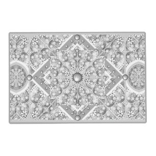 Ceramic Lace grey Placemat