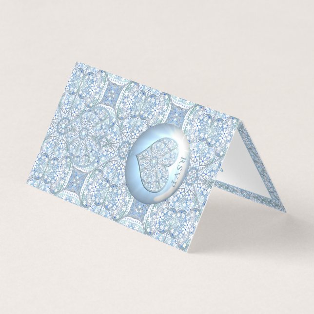 Ceramic lace Light blue (Front)
