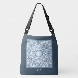 Ceramic Lace light blue Crossbody Bag