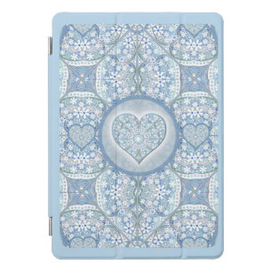 Ceramic lace Light blue iPad Pro Cover