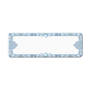 Ceramic Lace Light Blue Label