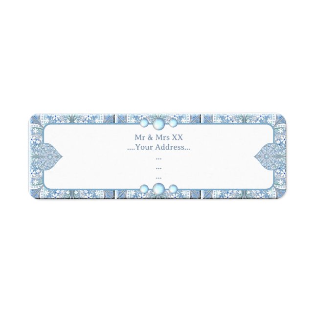 Ceramic Lace Light Blue Label (Front)