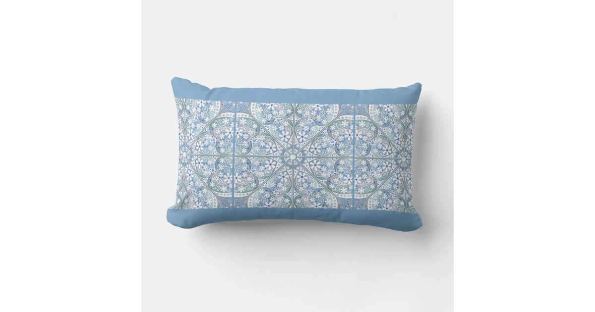 Light Blue Lumbar Pillownull