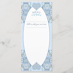 Ceramic Lace Light Blue Menu