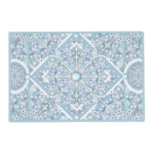 Ceramic Lace Light Blue Placemat