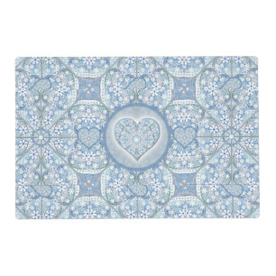 Ceramic Lace Light Blue Placemat