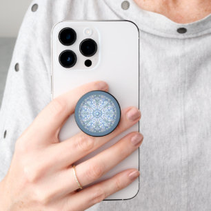 Ceramic lace Light blue PopSocket