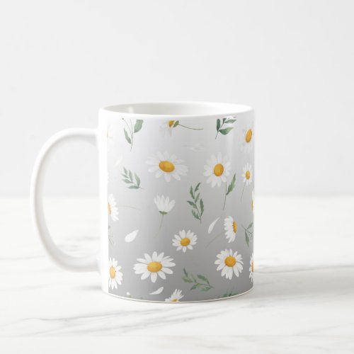 Ceramic mug Daisy coffee mug tea cup