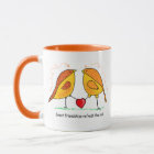 Ceramic Mug Sweet Friendship Birds