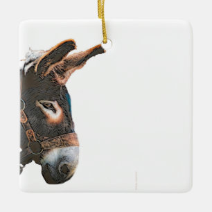 Ceramic Ornament - Donkey