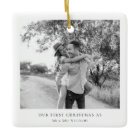 Ceramic Ornament | Our First Christmas as Mr & Mrs