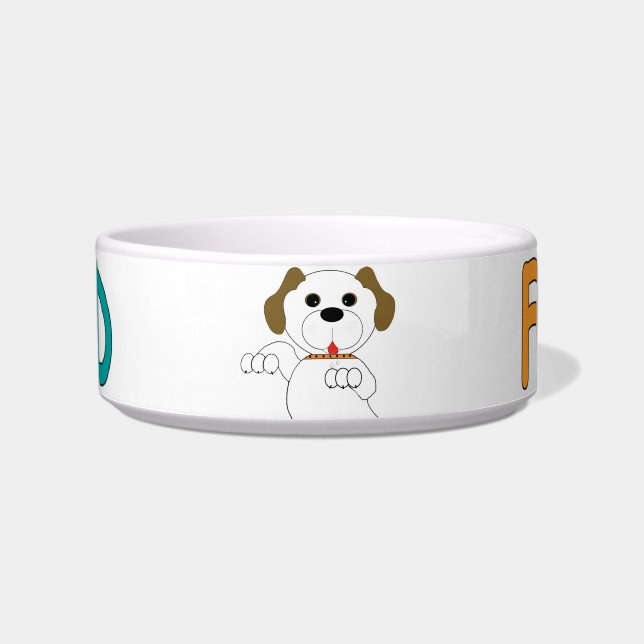 Ceramic Pet Bowl for you and your Dog! (Front)