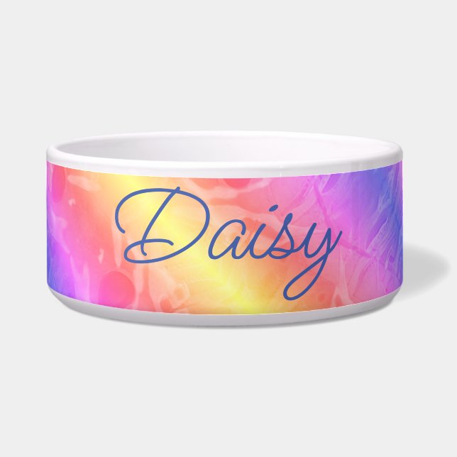 Ceramic Pet Bowl *personalize* (Front)
