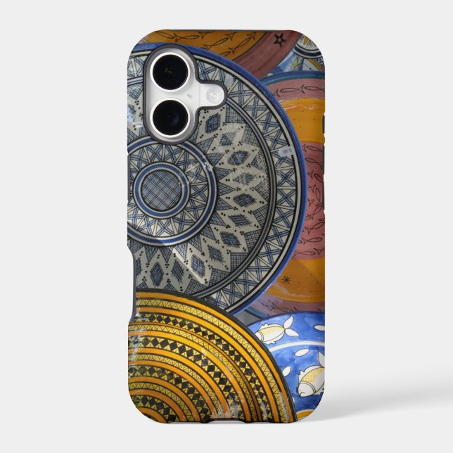 Ceramic Plates Iphone Case (Back)