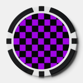 Ceramic Poker Chips  Dark Blue Solid Edge Poker Chips by jabcreations at Zazzle