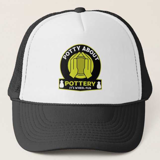 Ceramic Pottery Maker Trucker Hat (Front)